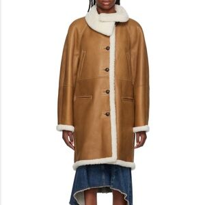 Isabel Marant Tan Shearling Coat